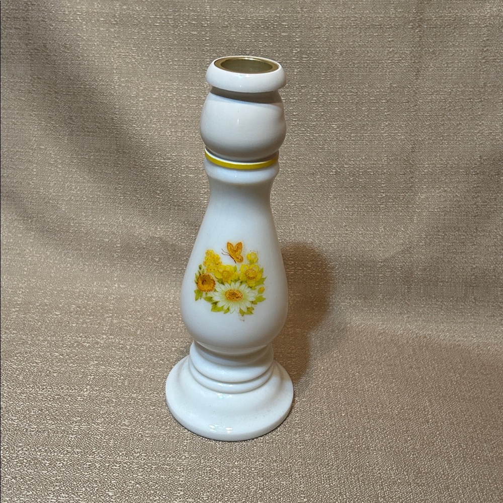 Vintage ‘1970s Buttercup Candle Stick Cologne Decanter.